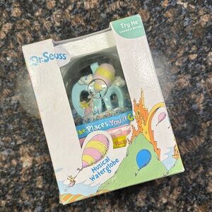 Dr. Seuss Oh! The Places You Will Go Musical Waterglobe